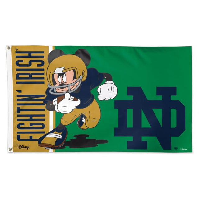 Bandera de Notre Dame Fighting Irish / Disney - Deluxe 3' X 5'