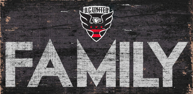 DC United Sign Wood 12x6 Family Design
