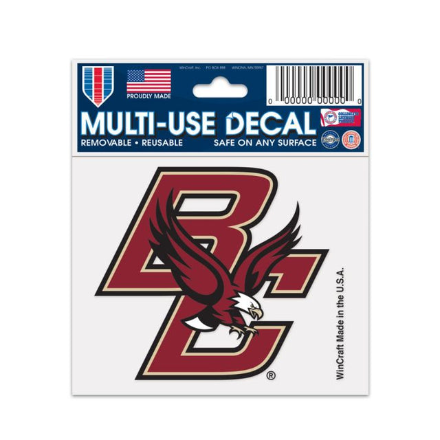 Calcomanía multiusos de Boston College Eagles de 3" x 4"