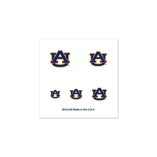 Auburn Tigers Fingernail Tattoos