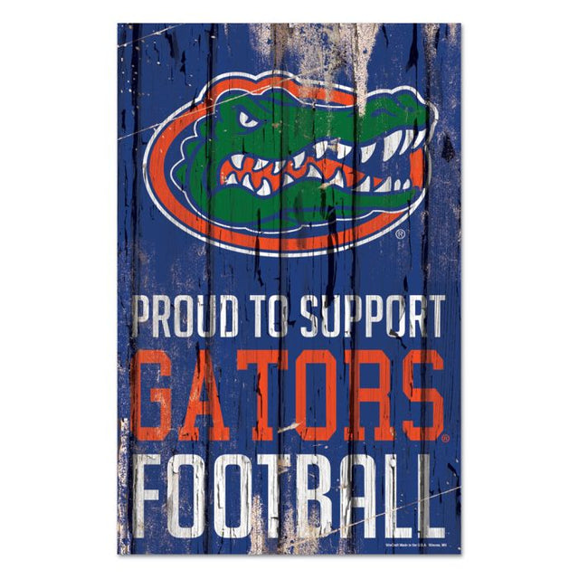 Florida Gators Wood Sign 11" x 17" 1/4" thick