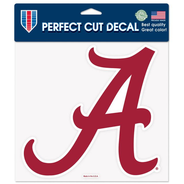 Alabama Crimson Tide Perfect Cut Color Decal 8" x 8"