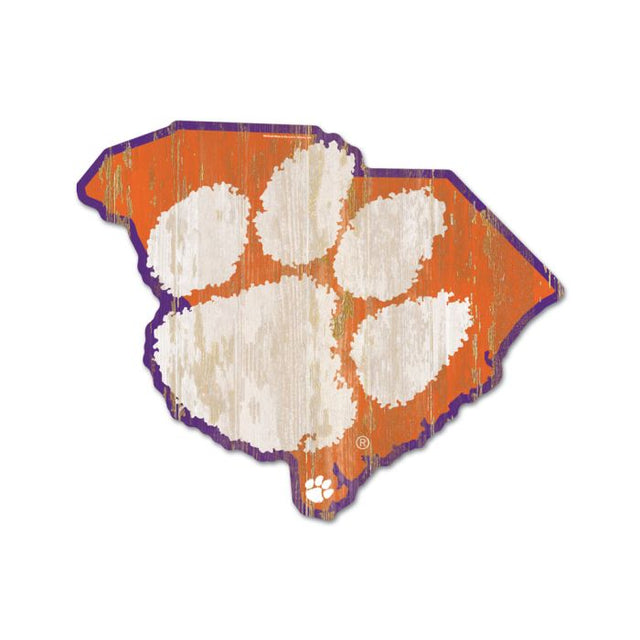 Clemson Tigers STATE SHAPE
