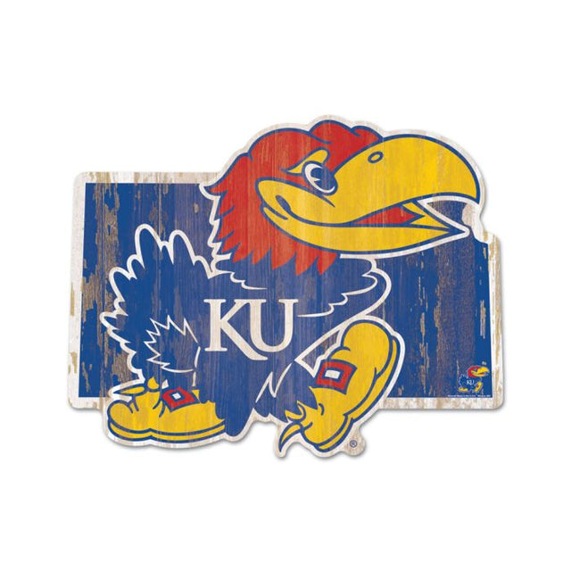 Kansas Jayhawks STATE SHAPE