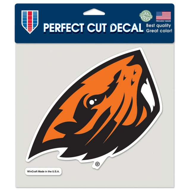 Oregon State Beavers Perfect Cut Color Decal 8" x 8"