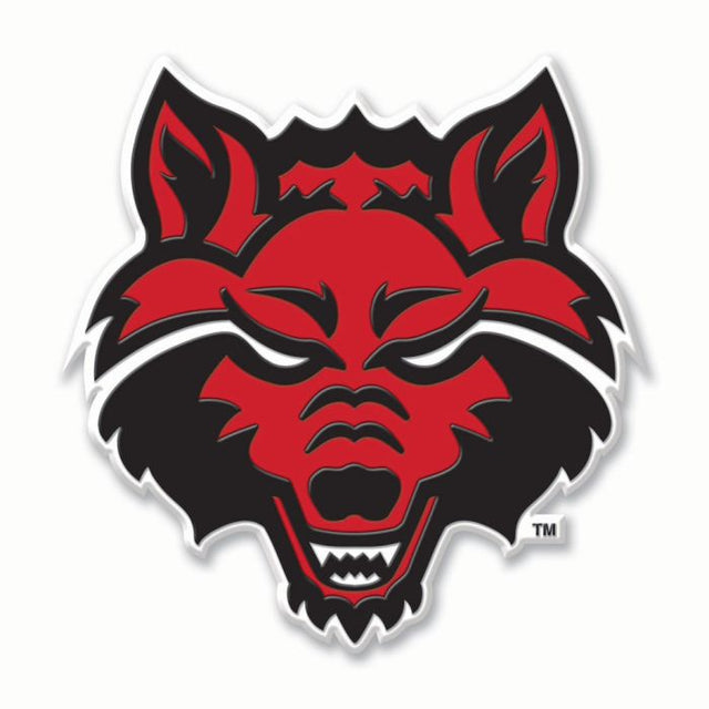 Calcomanía flexible de los Arkansas State Red Wolves
