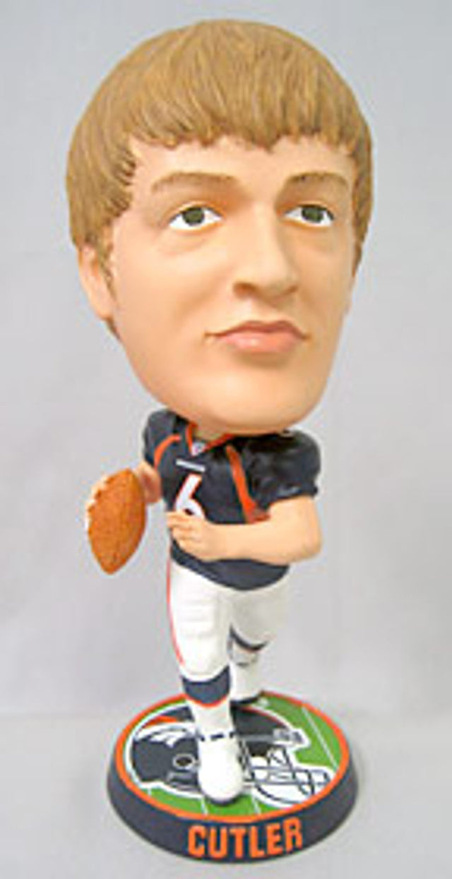 Muñeco cabezón Phathead de los Denver Broncos, Jay Cutler, coleccionable para siempre