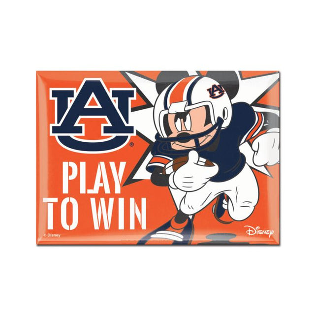 Auburn Tigers / Disney MICKEY MOUSE FOOTBALL Metal Magnet 2.5" x 3.5"