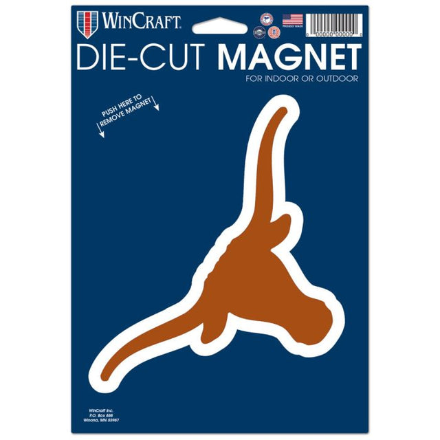 Texas Longhorns Die Cut Logo Magnet 6.25" x 9"