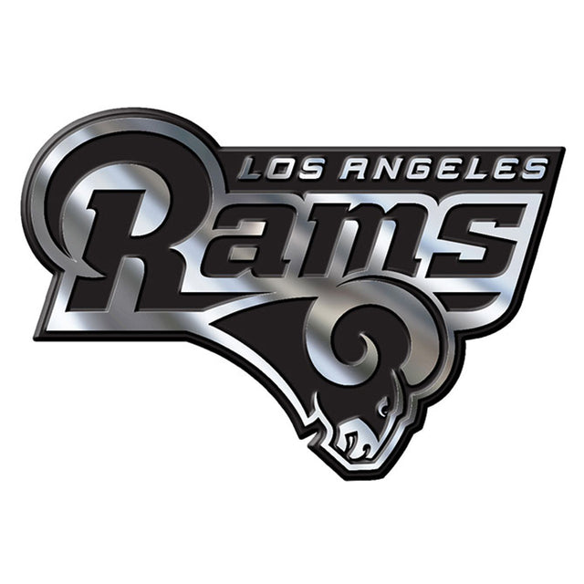 Emblema para automóvil de Los Angeles Rams, color plateado