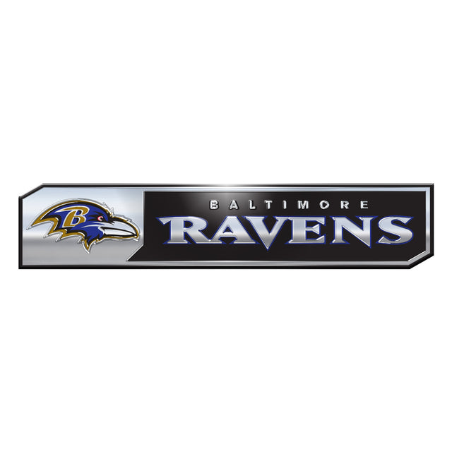 Paquete de 2 emblemas para autos de los Baltimore Ravens, edición para camioneta
