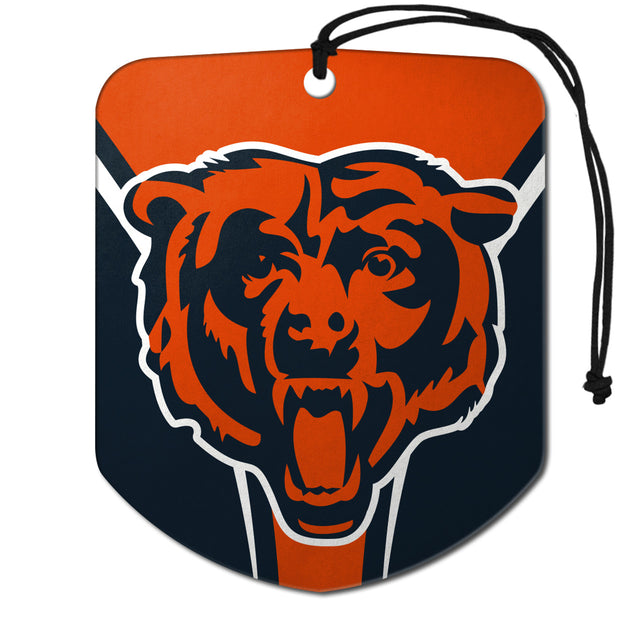 Ambientador con diseño de escudo de los Chicago Bears, paquete de 2