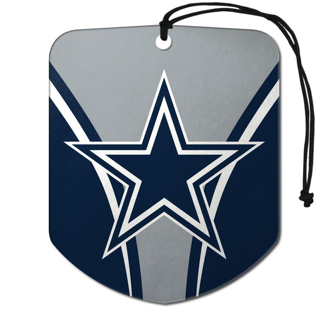 Ambientador con diseño de escudo de los Dallas Cowboys, paquete de 2