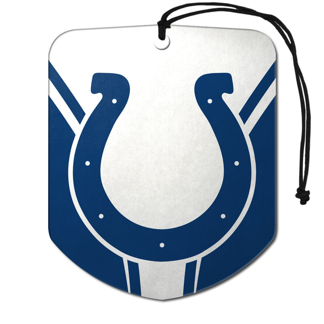 Ambientador con diseño de escudo de los Indianapolis Colts, paquete de 2