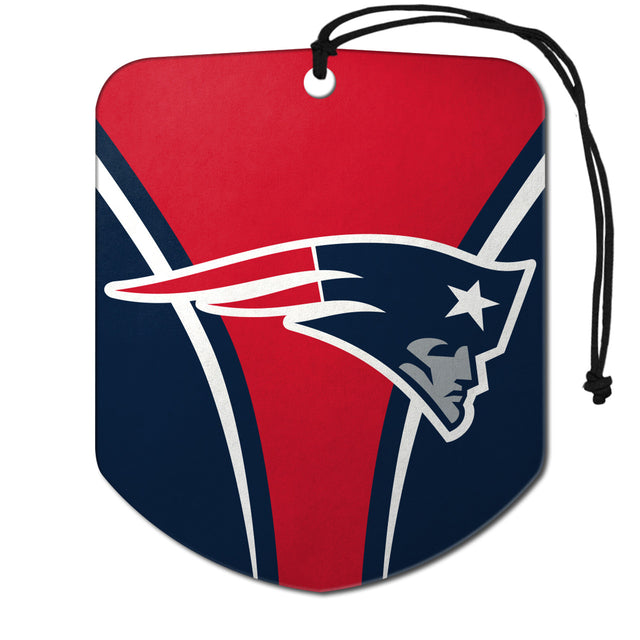 Ambientador con diseño de escudo de los New England Patriots, paquete de 2