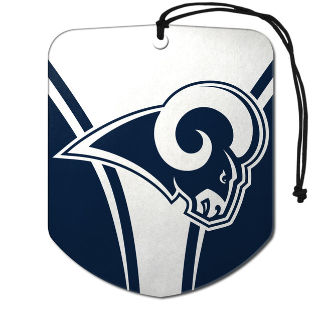 Ambientador con diseño de escudo de Los Angeles Rams, paquete de 2