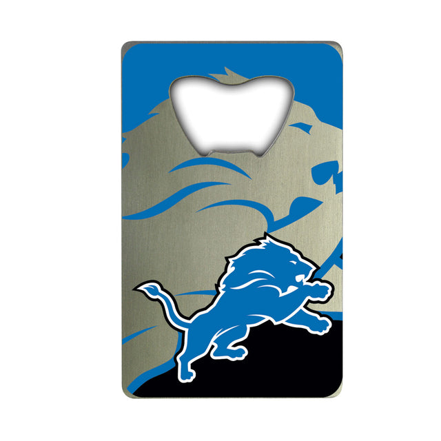 Abridor de botellas de los Detroit Lions estilo tarjeta de crédito