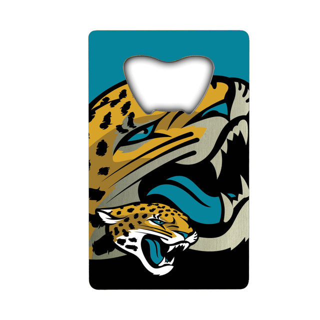 Abridor de botellas estilo tarjeta de crédito de los Jacksonville Jaguars