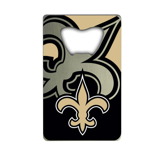 Abridor de botellas de los New Orleans Saints estilo tarjeta de crédito