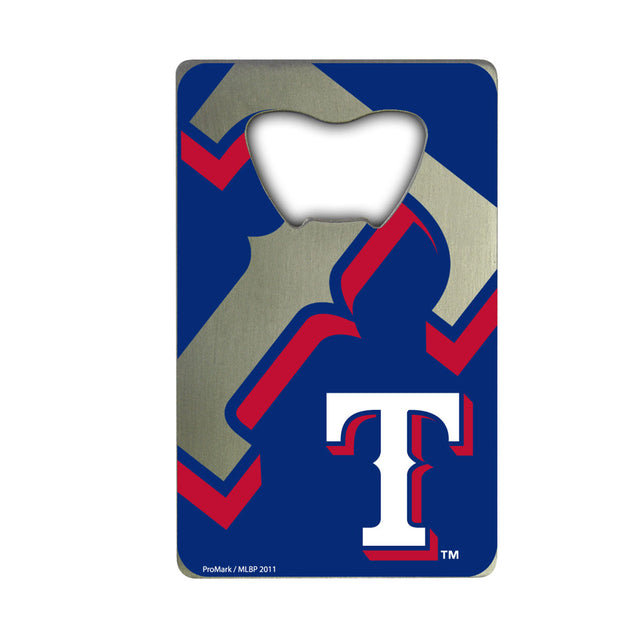 Abridor de botellas estilo tarjeta de crédito de los Texas Rangers