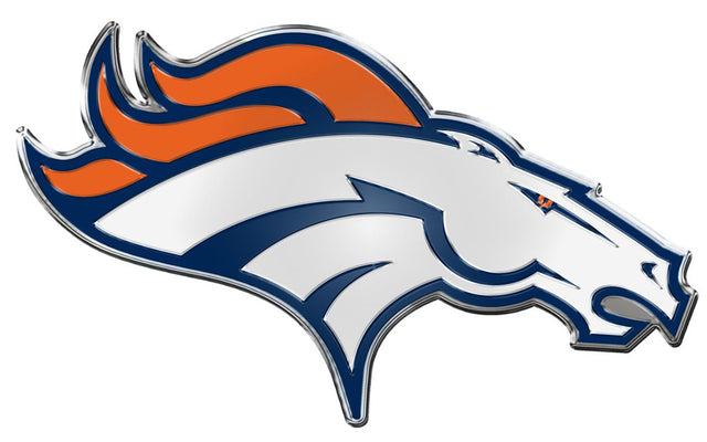 Emblema para automóvil de los Denver Broncos - Color