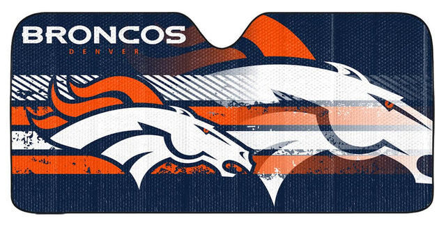 Parasol para automóvil de los Denver Broncos: 59" x 27"