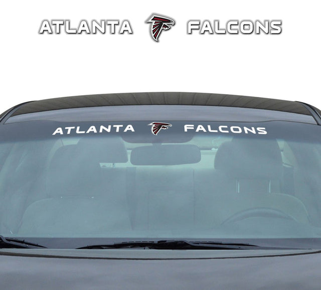 Calcomanía de los Atlanta Falcons para parabrisas de 35 x 4 pulgadas