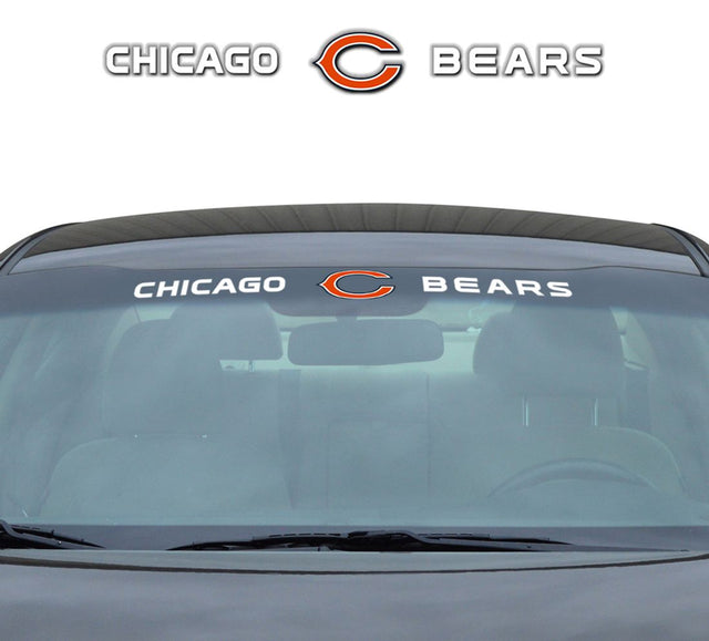 Calcomanía de los Chicago Bears para parabrisas de 35 x 4 pulgadas