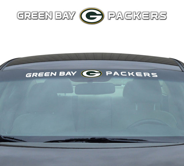 Calcomanía de los Green Bay Packers para parabrisas de 35 x 4 pulgadas