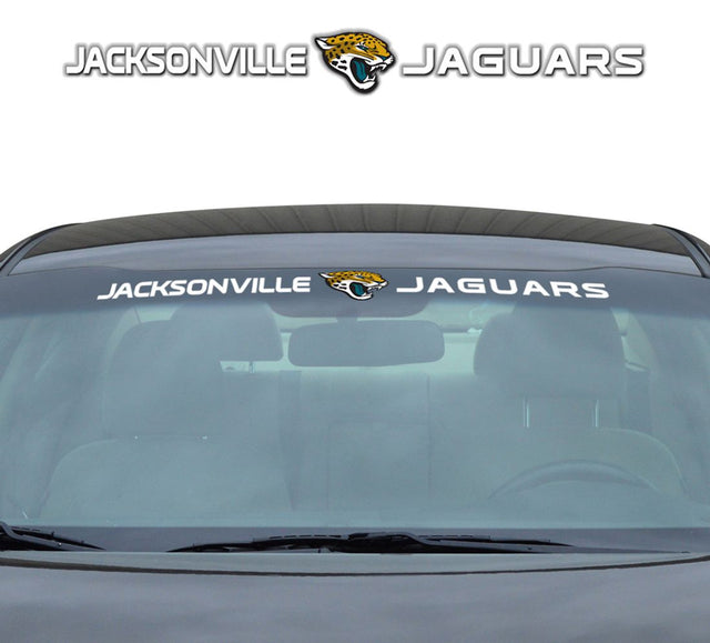 Calcomanía de los Jacksonville Jaguars para parabrisas de 35 x 4 pulgadas