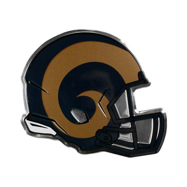 Diseño de casco con emblema de automóvil de Los Angeles Rams