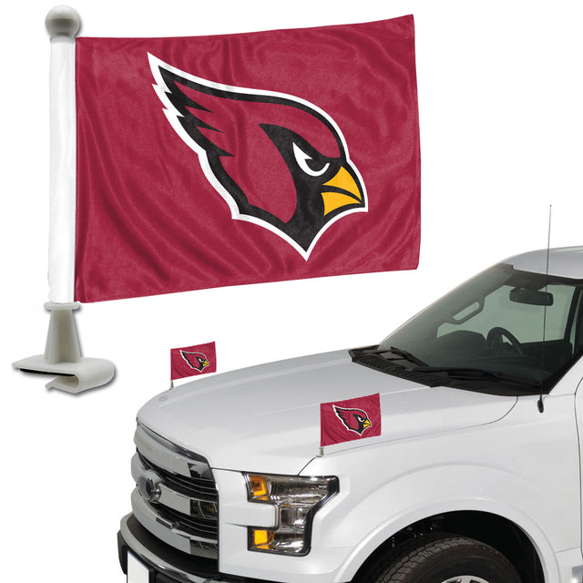Juego de banderas de los Arizona Cardinals, 2 piezas, estilo embajador