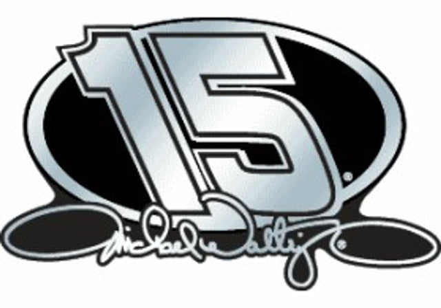 Emblema para automóvil Michael Waltrip en cromo plateado CO
