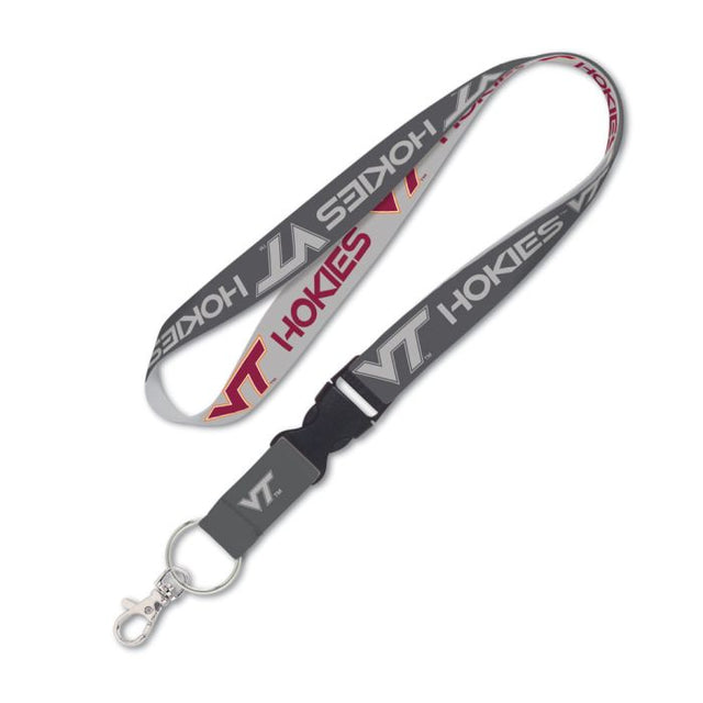 Virginia Tech Hokies Lanyard w/detachable buckle 1"