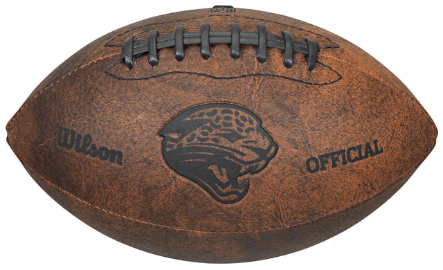 Balón de fútbol de los Jacksonville Jaguars, estilo retro, 9"