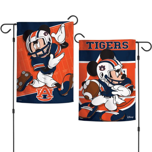 Auburn Tigers / Disney MICKEY MOUSE Garden Flags 2 sided 12.5" x 18"