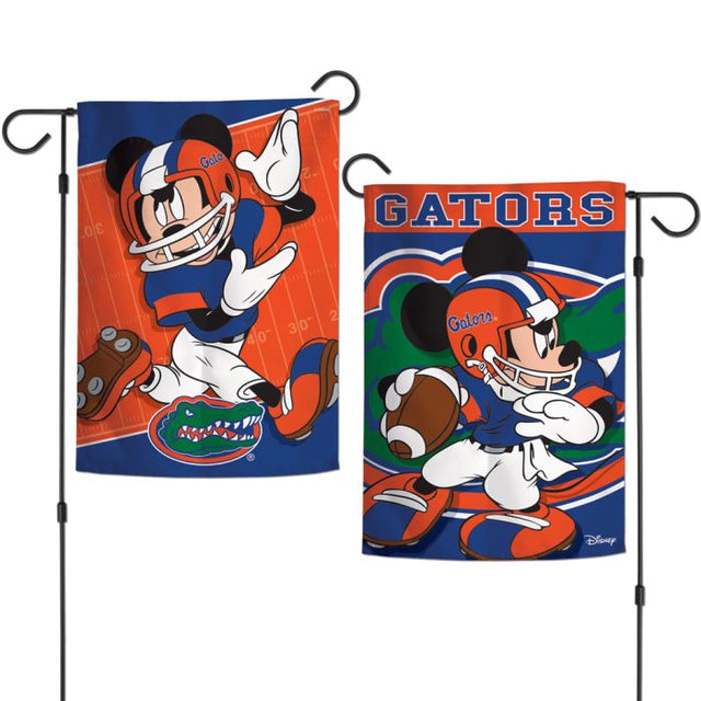 Florida Gators / Disney MICKEY MOUSE Garden Flags 2 sided 12.5" x 18"