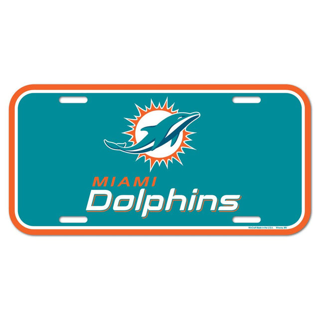 Miami Dolphins License Plate