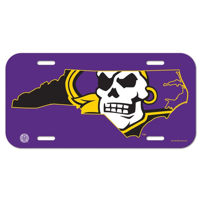 East Carolina Pirates License Plate