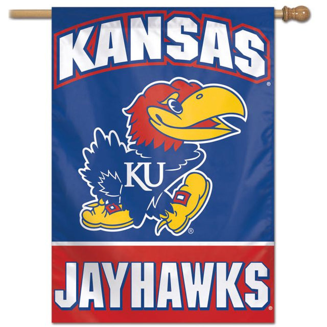 Kansas Jayhawks Vertical Flag 28" x 40"