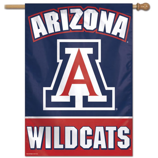 Bandera vertical de los Arizona Wildcats de 28" x 40"
