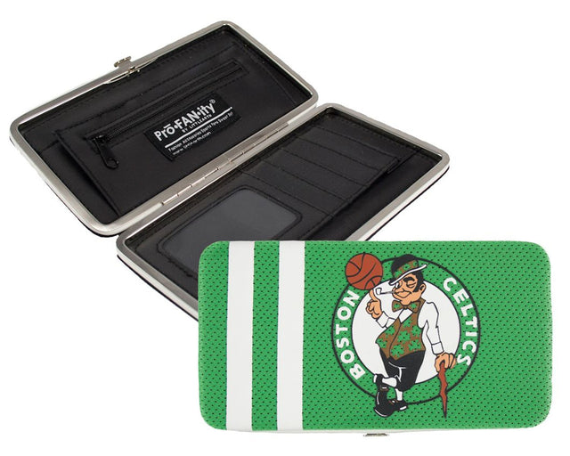 Cartera de malla con diseño de los Boston Celtics