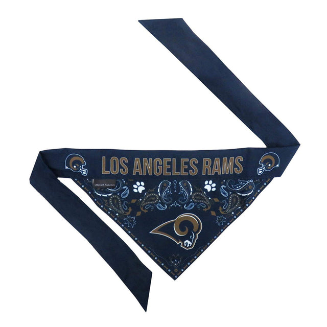 Bandana para mascotas de Los Angeles Rams, talla M