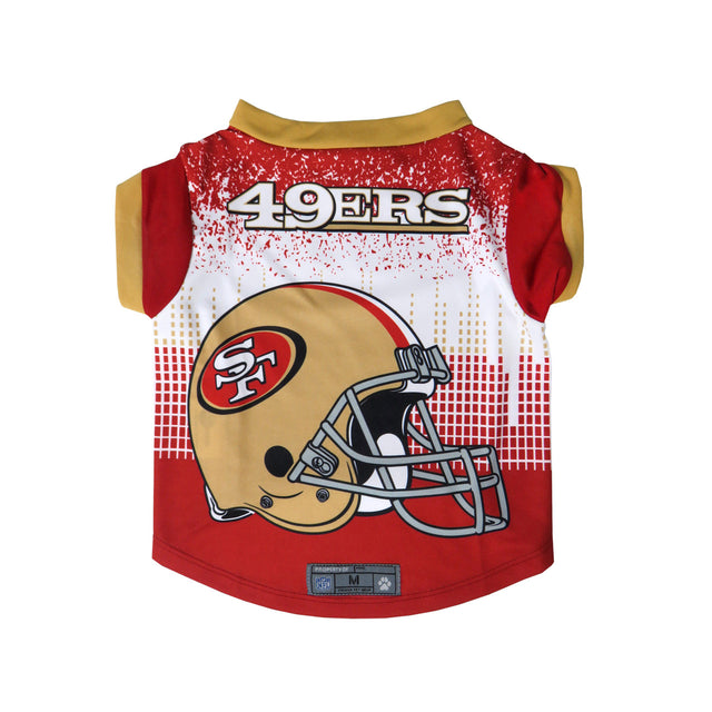 Camiseta de rendimiento para mascotas de los San Francisco 49ers, talla XS