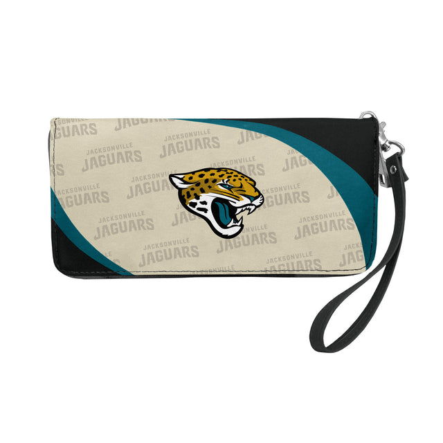 Cartera con organizador curvo de los Jacksonville Jaguars