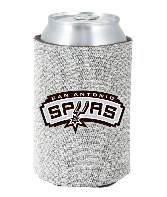 Porta latas Kolder Kaddy de los San Antonio Spurs con purpurina negra