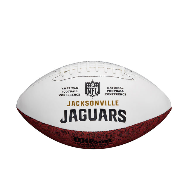 Balón de fútbol de los Jacksonville Jaguars de tamaño completo para autografiar