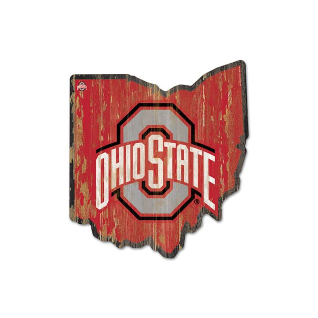 Ohio State Buckeyes STATE SHAPE