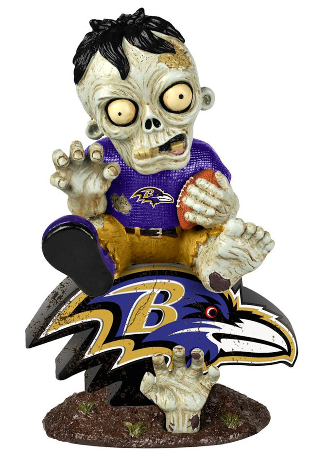 Figura de zombi con el logo de los Baltimore Ravens CO
