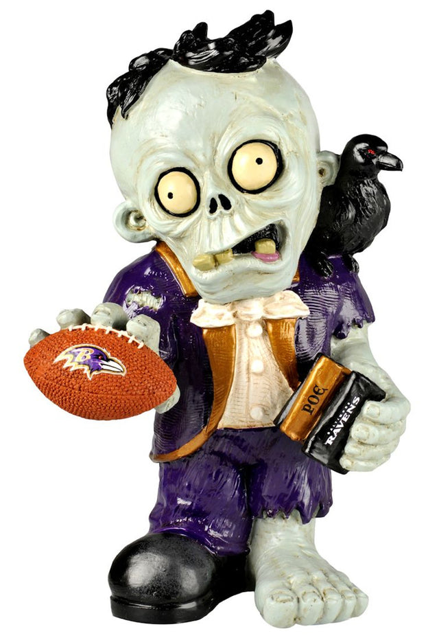 Figura de zombi temática de los Baltimore Ravens CO